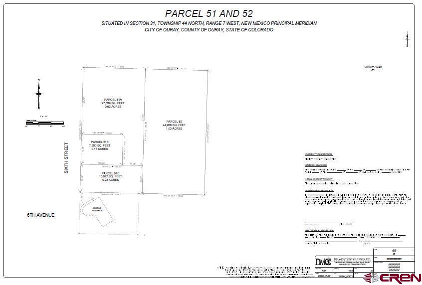 TBD (2 lots) 6th Street Ouray, CO 81427
